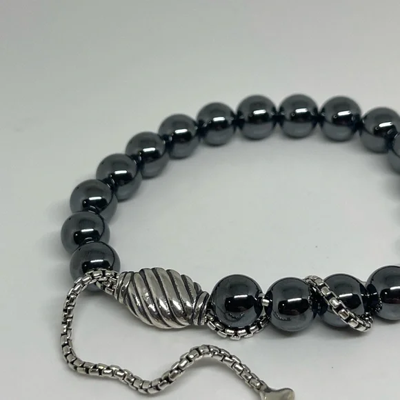 David Yurman Hematite Spiritual Beads Bracelet